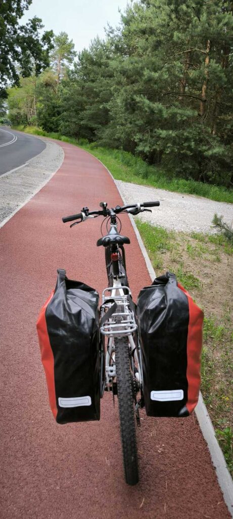Stary Kolejowy Szlak - odcinek drogi za Piłą