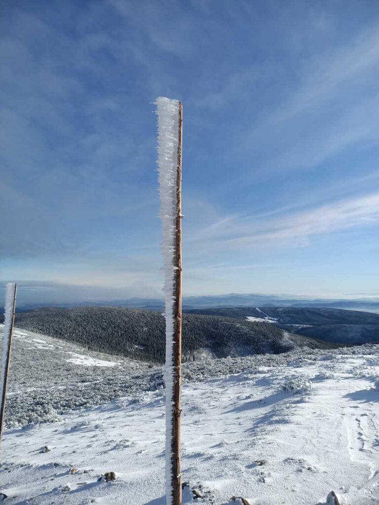 Szlak ze Śnieżki w kierunku Jelenki