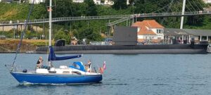 Polska żaglówka kontra niemiecka łódź podwodna - Rugia