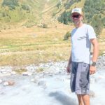 odpoczynek nad rzeką okolice Refuge de Miage