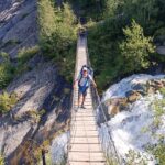 Wiszący most nad rzeką