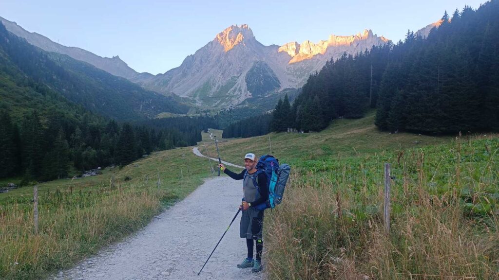 Start- dzień 2 TMB - tam idziemy
