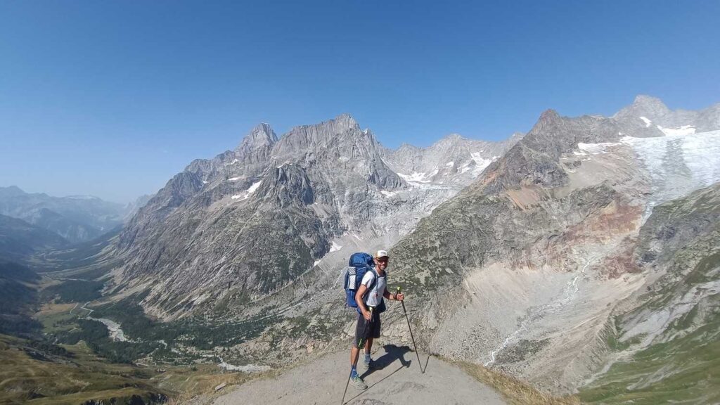 TMB dzień 5 - tuż przed granicą (2450m)