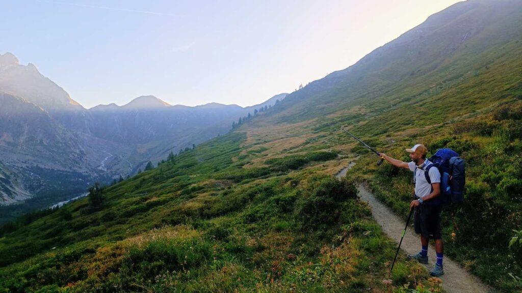 TMB - dzień 5 na horyzoncie Szwajcaria