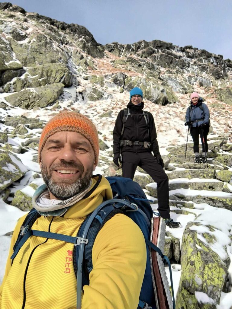 zejście z Zawratu do Doliny Pięciu Stawów Polskich